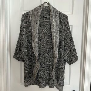 Express women’s cardigan size medium. Black/white